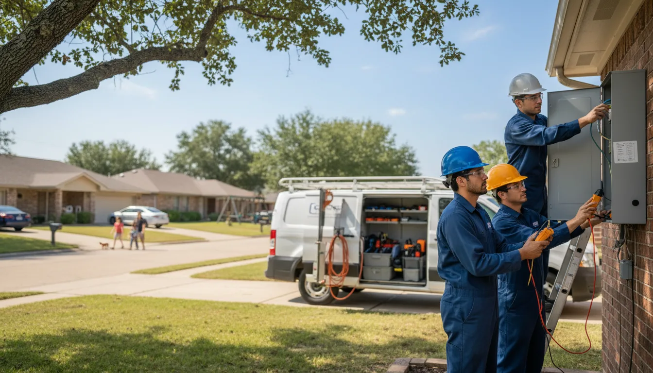Certified electrician providing emergency electrical services in Waterbury, NE
